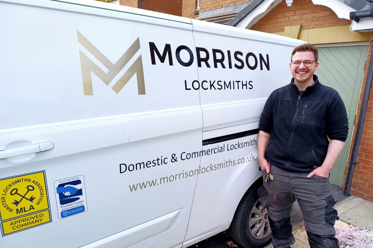 Jordan Morrison, Morrison Locksmiths: Beginner to MLA Approved Company
